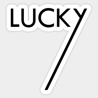 22 - Lucky Seven Sticker